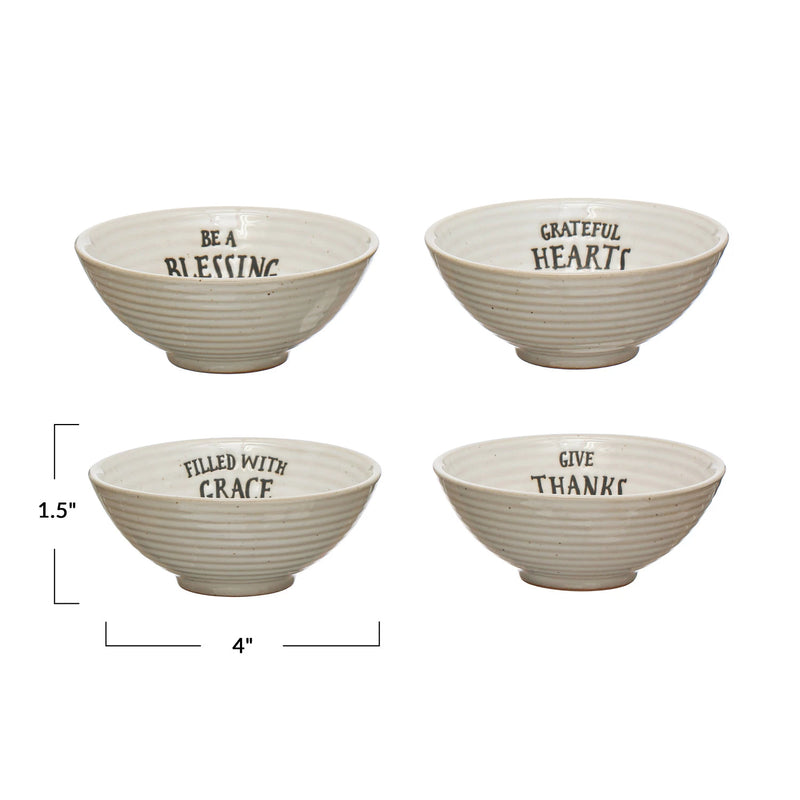 Stamped Saying Bowl