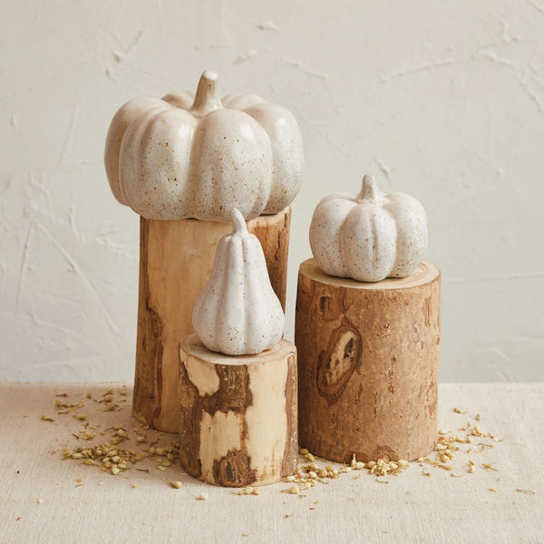 Stoneware Pumpkin- 2 Styles