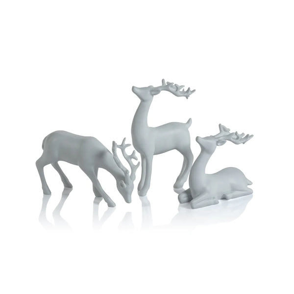 Decorative White Reindeer