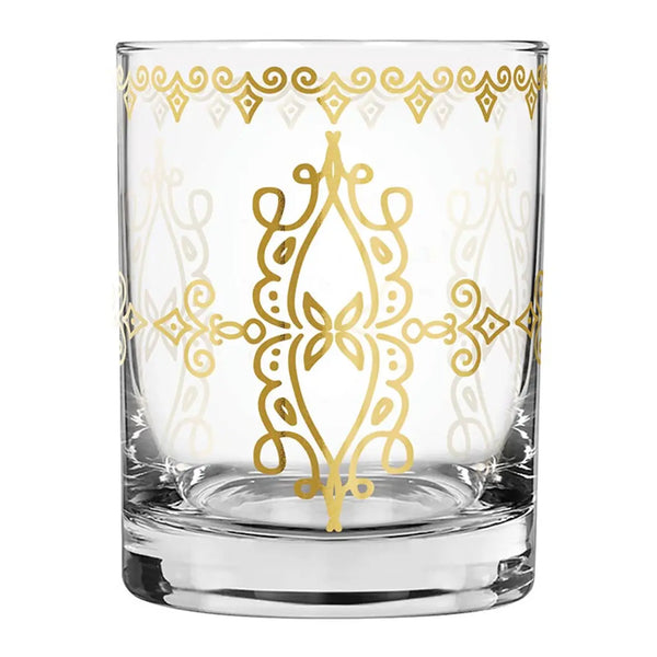 Rocks Glass w/ Gold Foil