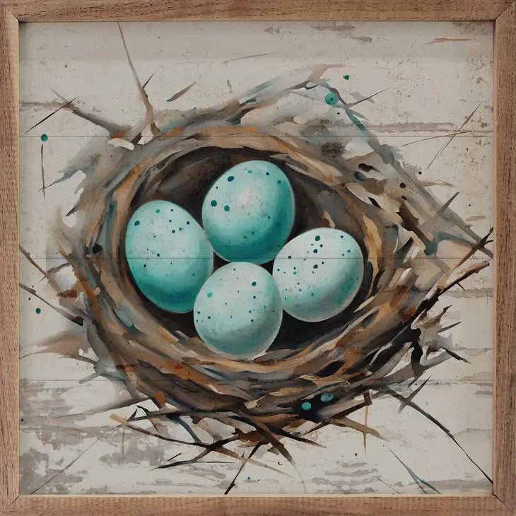 Robins Nest Egg Wall Decor