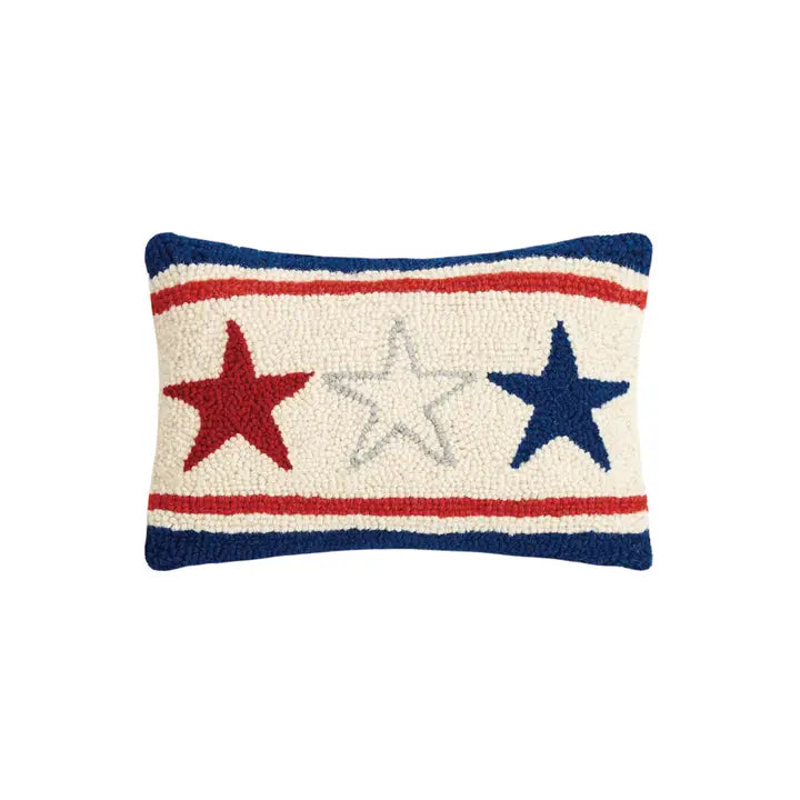 Americana Star Hook Pillow
