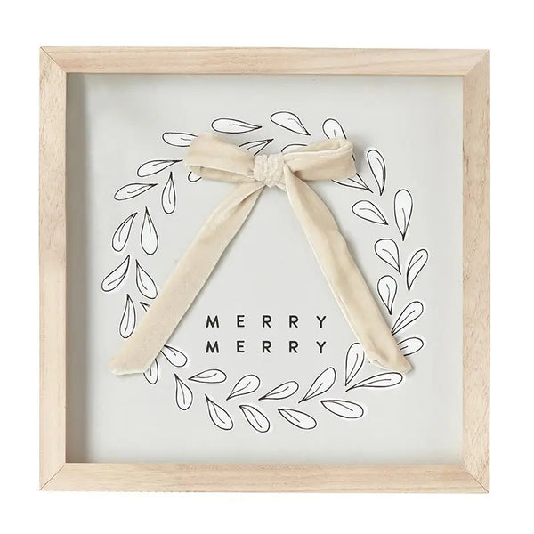 Merry Merry Wreath Sign