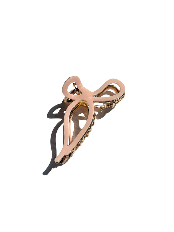 Ballet Bow Claw Clip