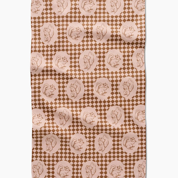 Nuts About You Tea Towel