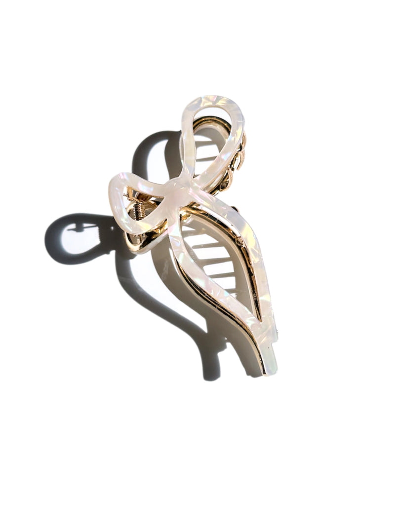 Ballet Bow Claw Clip