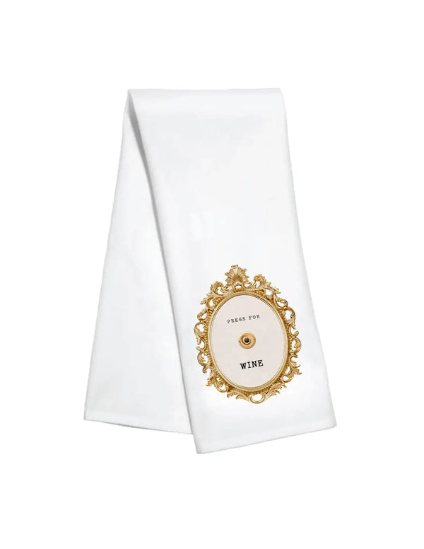 Press for Wine Tea Towel